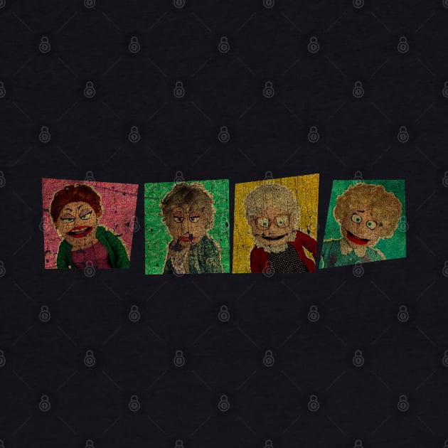 VINTAGE TEXTURE - GOLDEN GIRLS SHOW - A PUPPET PARODY SHOWS copy by pelere iwan